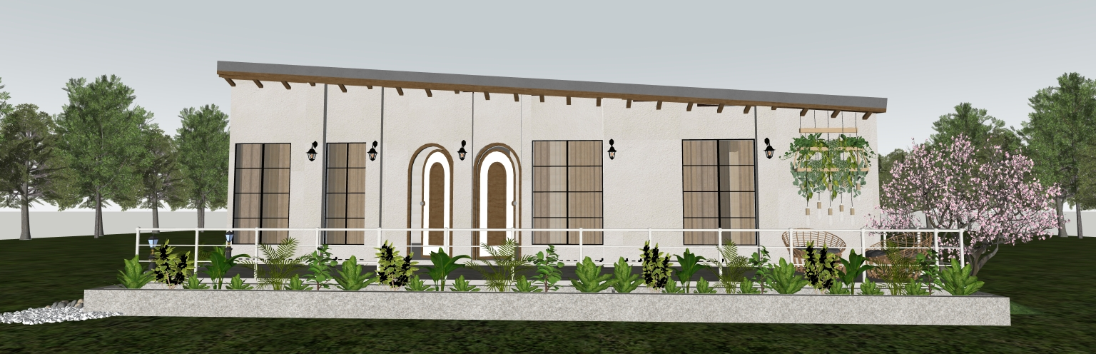 Exterior Render before