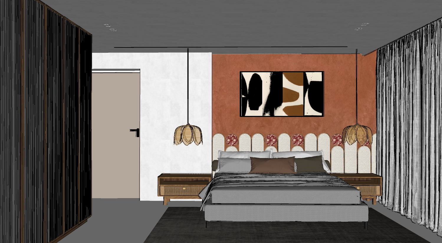 Interior Render before